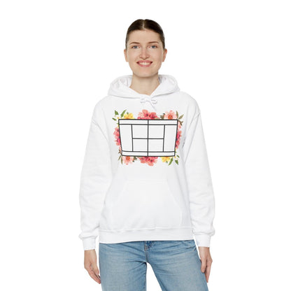TENNIS FLORAL 1 - Tennis (Hoodie)