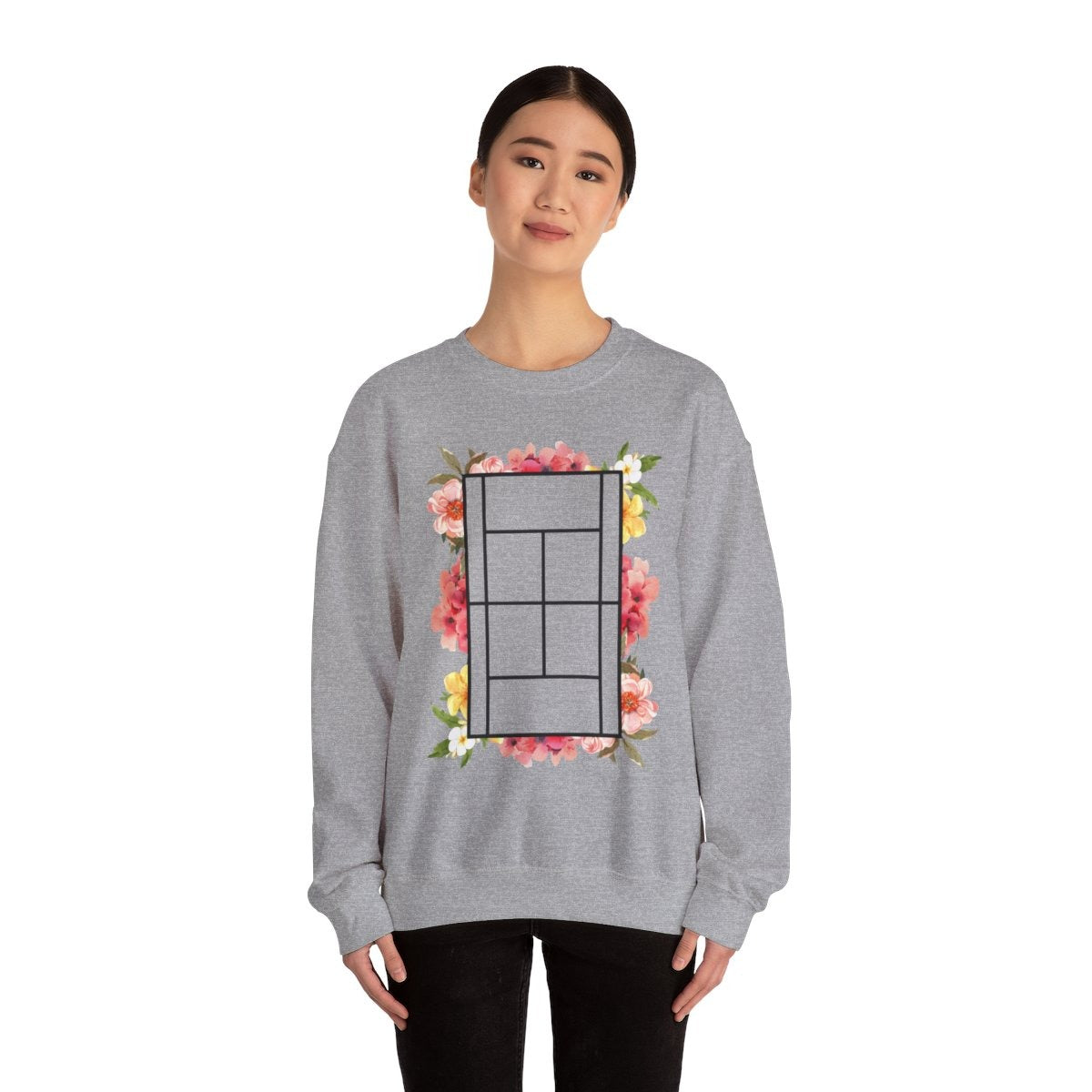 TENNIS FLORAL 1 - Tennis (Sweatshirt)