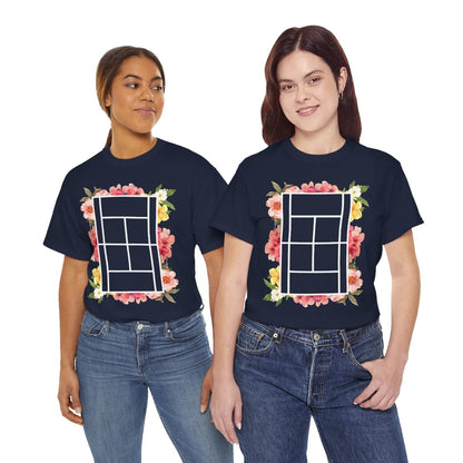 TENNIS FLORAL 1 - Tennis (Basic Tee)