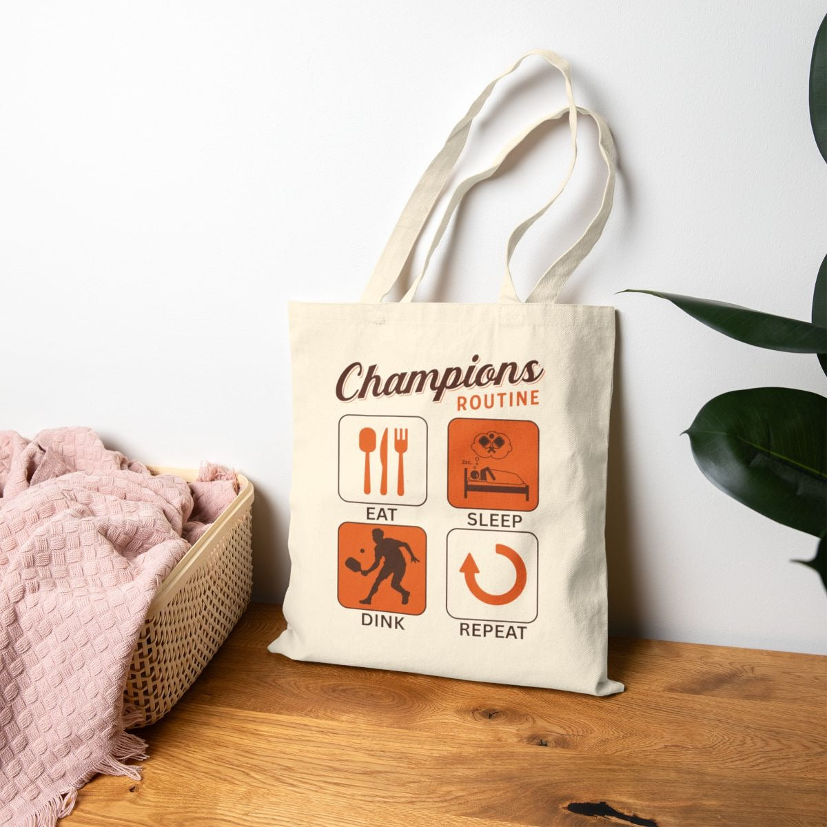 CHAMPIONS ROUTINE - Pickleball (Tote Bag)