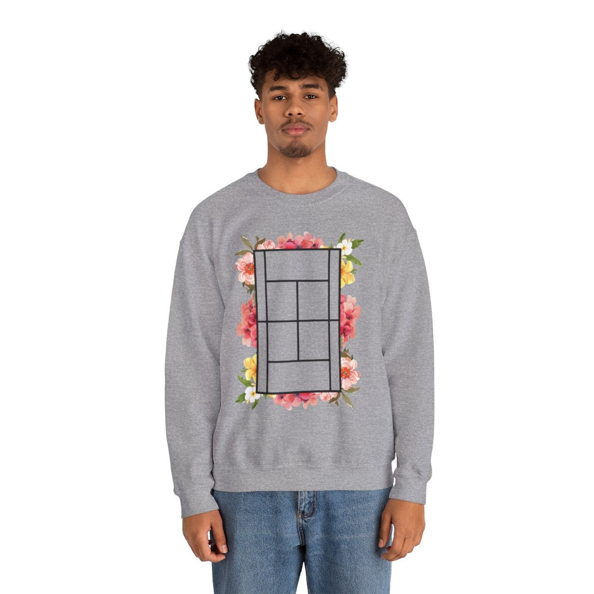 TENNIS FLORAL 1 - Tennis (Sweatshirt)