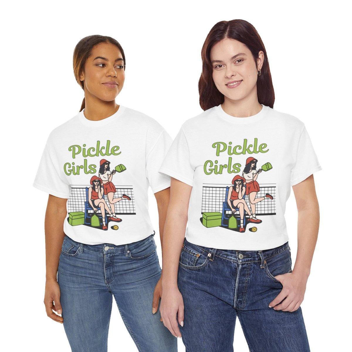 PICKLE GIRLS 1 - Pickleball (Basic Tee)