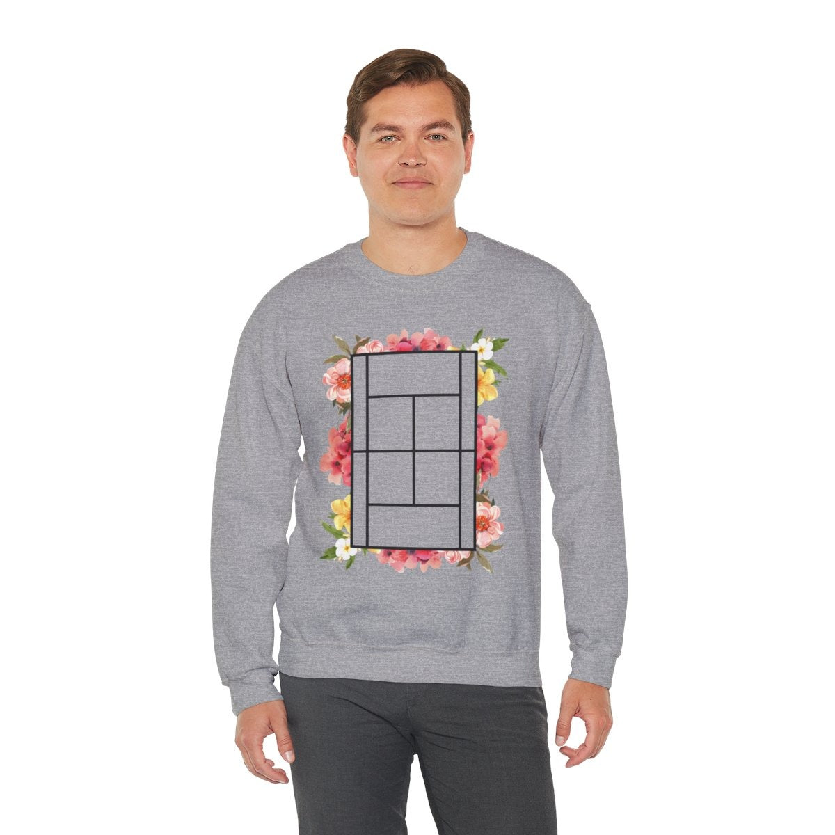 TENNIS FLORAL 1 - Tennis (Sweatshirt)