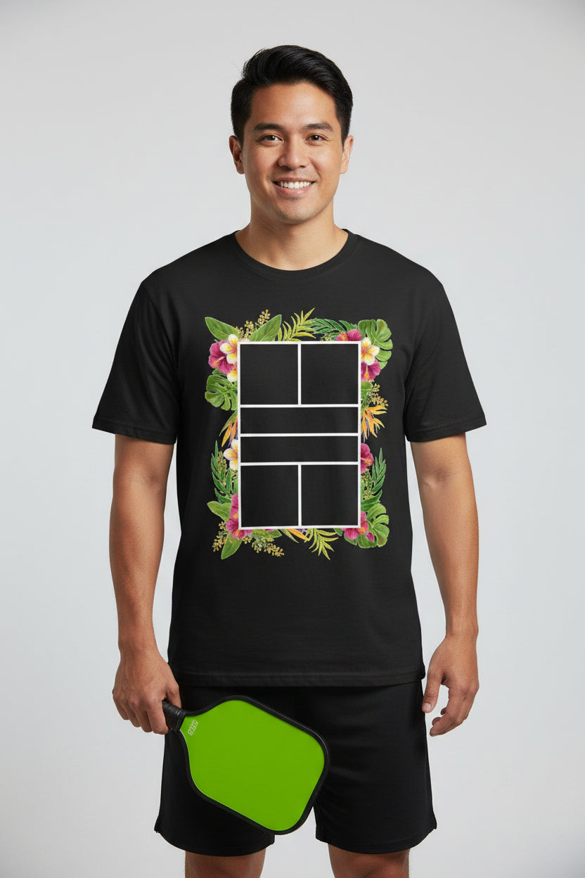PICKLEBALL TROPICAL - Pickleball (Basic Tee)
