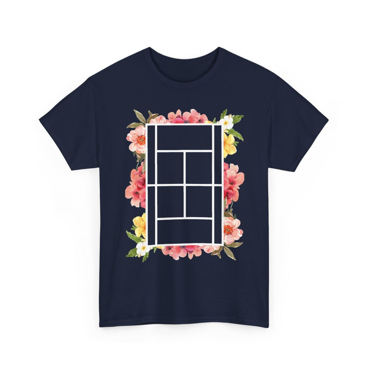 TENNIS FLORAL 1 - Tennis (Basic Tee)