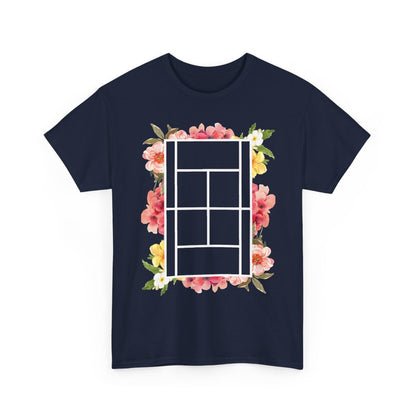 TENNIS FLORAL 1 - Tennis (Basic Tee)