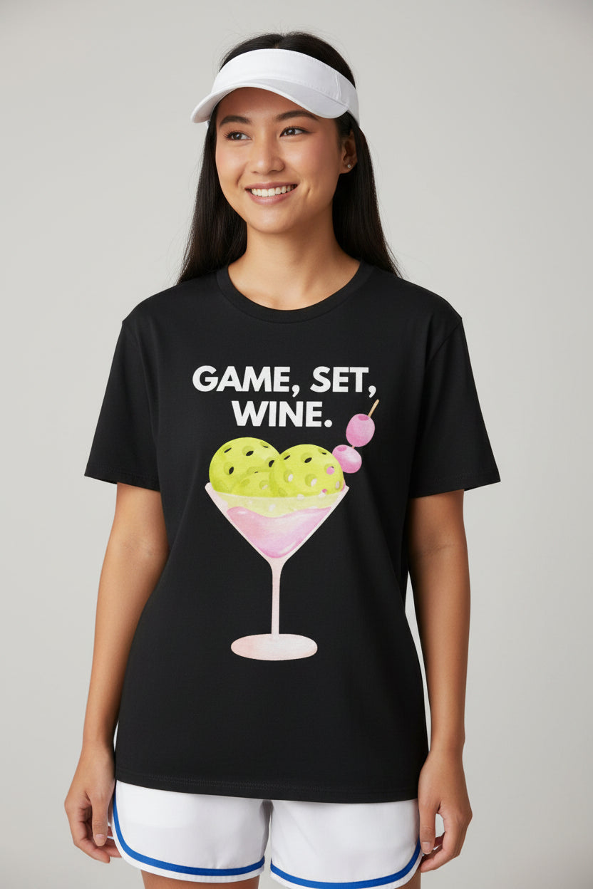GAME SET WINE - Pickleball (Dri Fit)