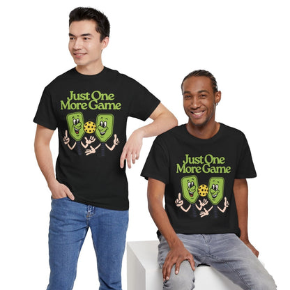 JUST ONE MORE GAME - Pickleball (Basic Tee)