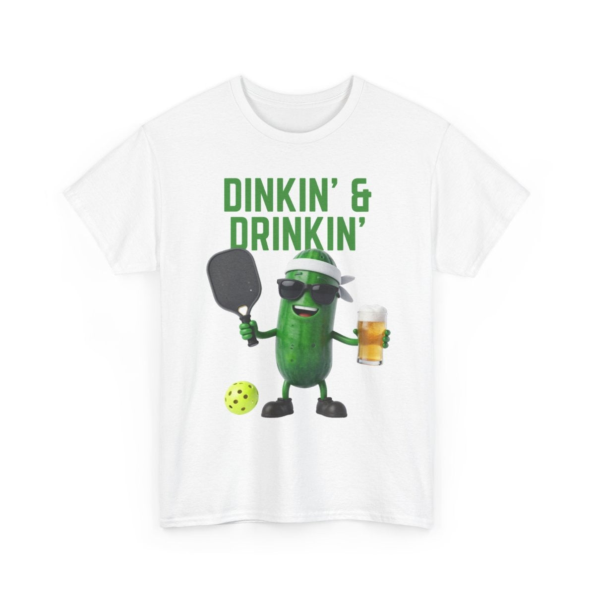 DINKIN' & DRINKIN'- Pickleball (Basic Tee)