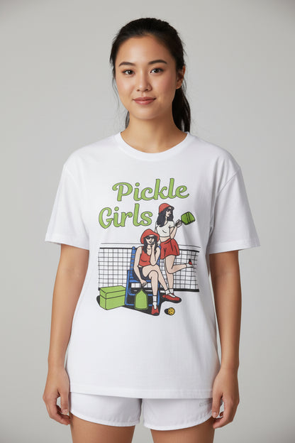PICKLE GIRLS 1 - Pickleball (Basic Tee)
