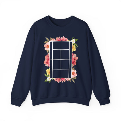 TENNIS FLORAL 1 - Tennis (Sweatshirt)