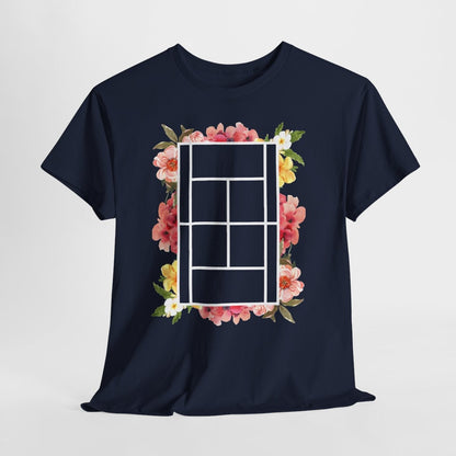 TENNIS FLORAL 1 - Tennis (Basic Tee)