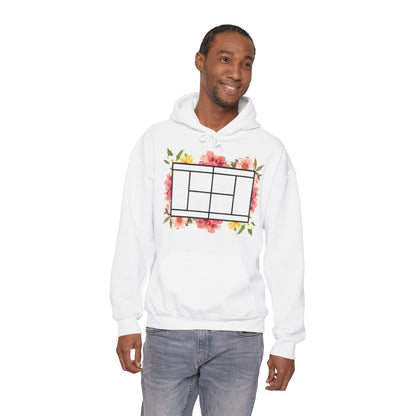 TENNIS FLORAL 1 - Tennis (Hoodie)