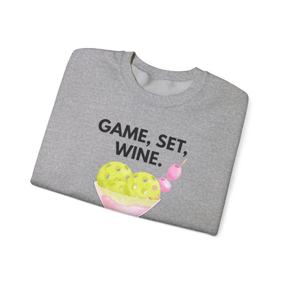 GAME SET WINE - Pickleball (Sweatshirt)