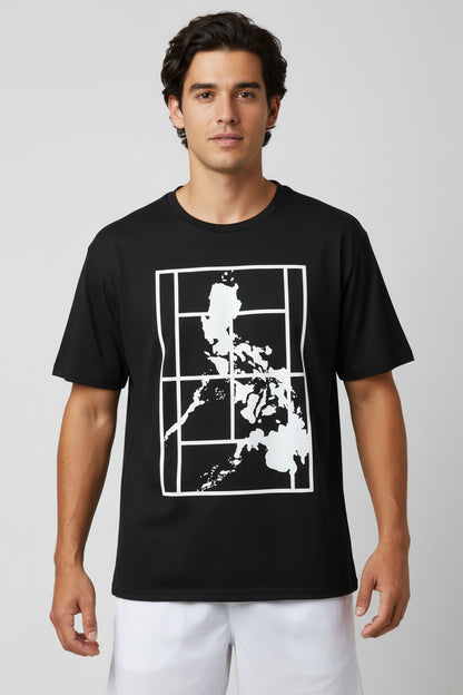PHILIPPINE MAP - Tennis (Basic Tee)