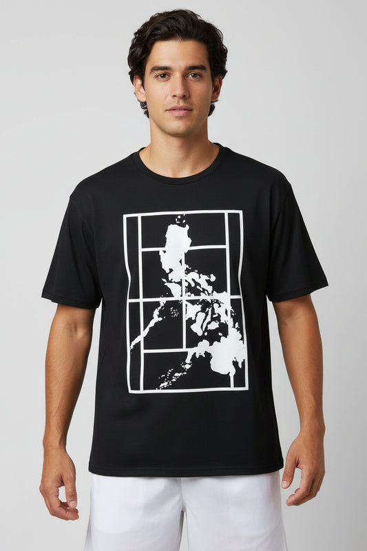 PHILIPPINE MAP - Tennis (Basic Tee)