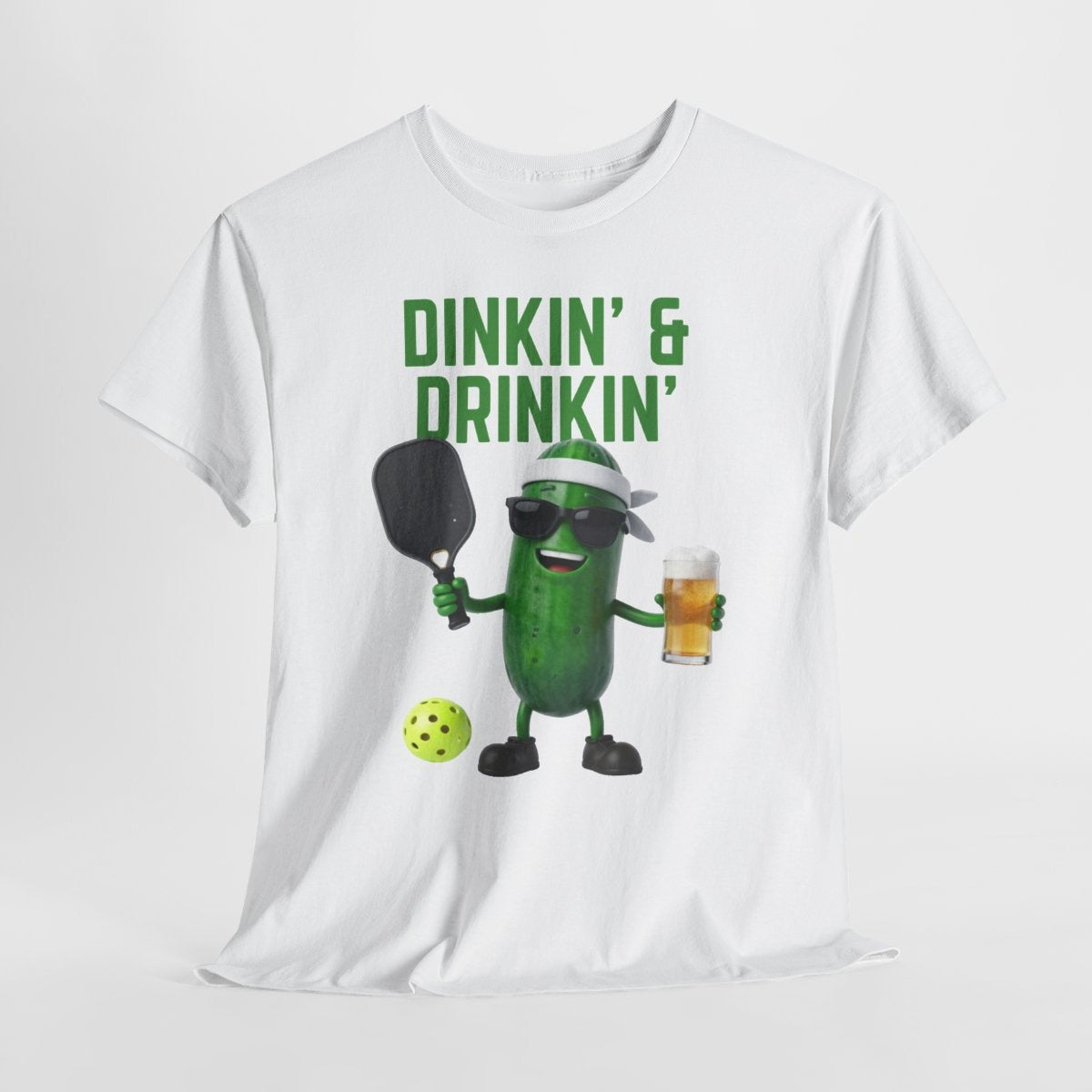 DINKIN' & DRINKIN'- Pickleball (Basic Tee)
