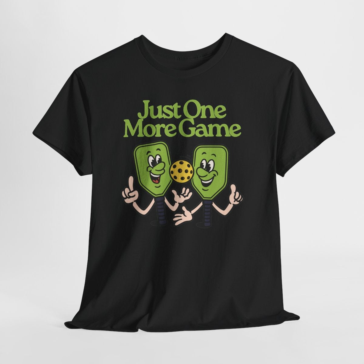 JUST ONE MORE GAME - Pickleball (Basic Tee)
