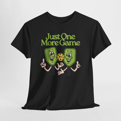 JUST ONE MORE GAME - Pickleball (Basic Tee)