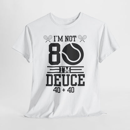 80 YEAR OLD TENNIS PLAYER - Tennis Basic Tee