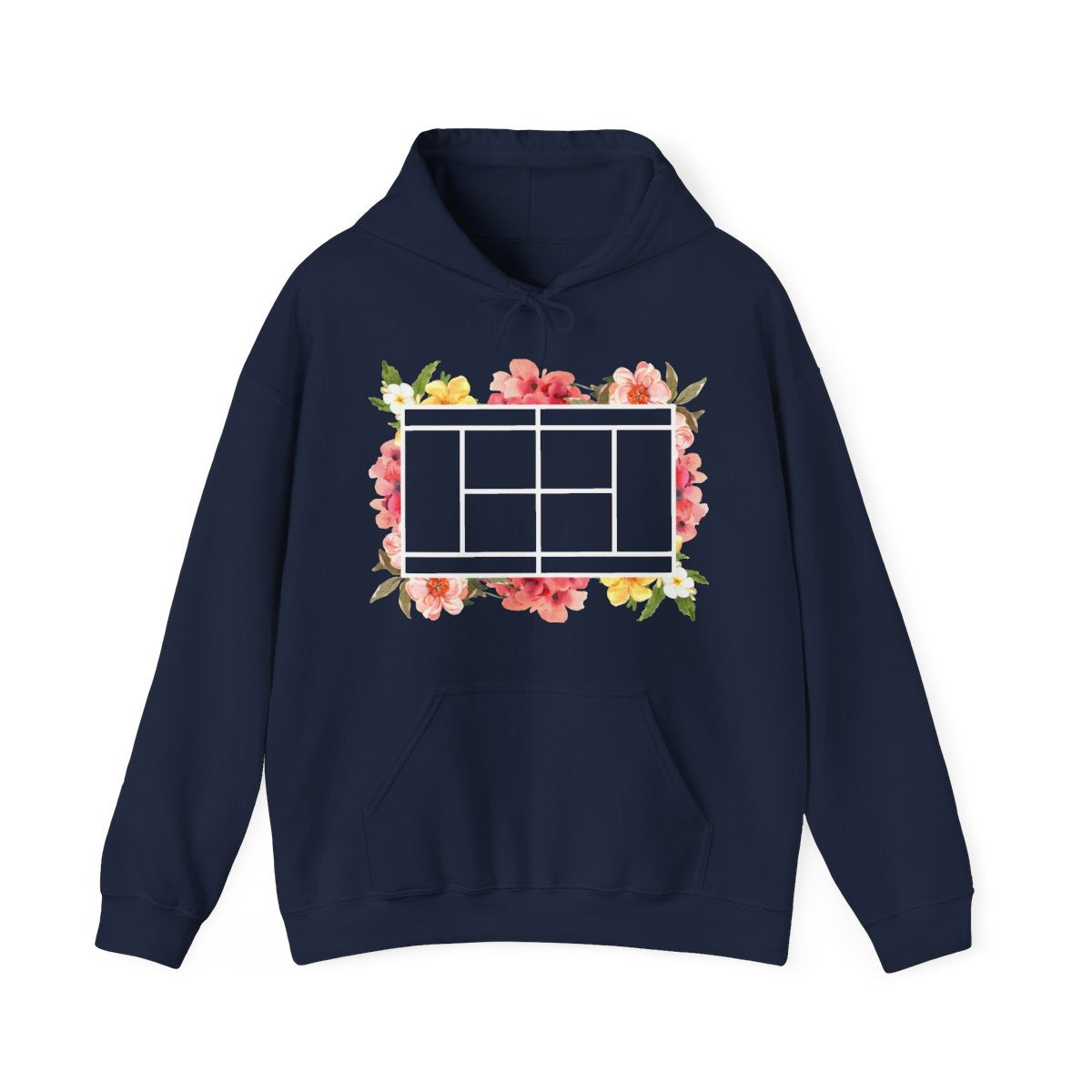 TENNIS FLORAL 1 - Tennis (Hoodie)