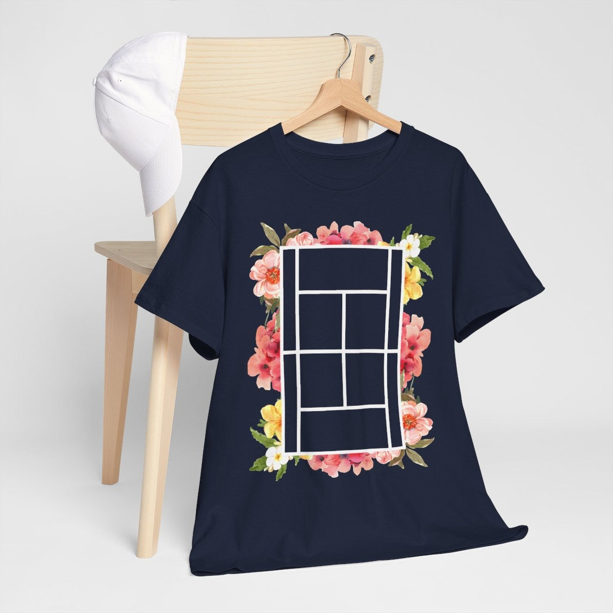 TENNIS FLORAL 1 - Tennis (Basic Tee)