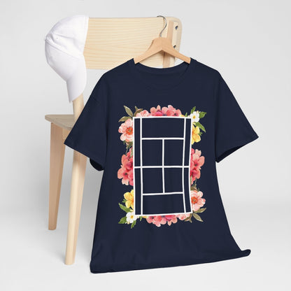 TENNIS FLORAL 1 - Tennis (Basic Tee)