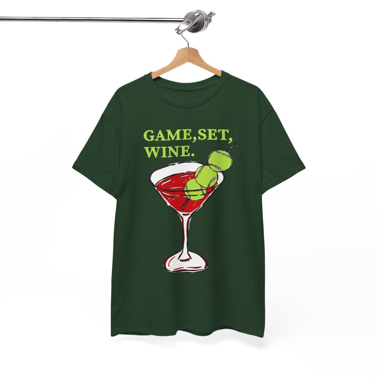 GAME, SET, WINE - Tennis (Basic Tee)