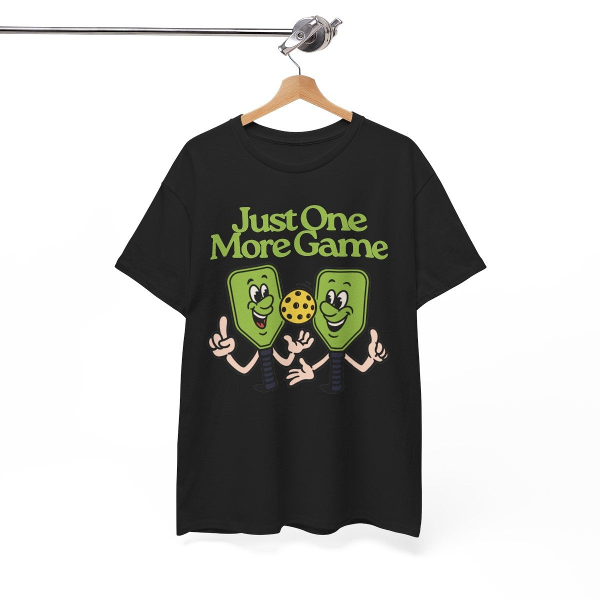 JUST ONE MORE GAME - Pickleball (Basic Tee)
