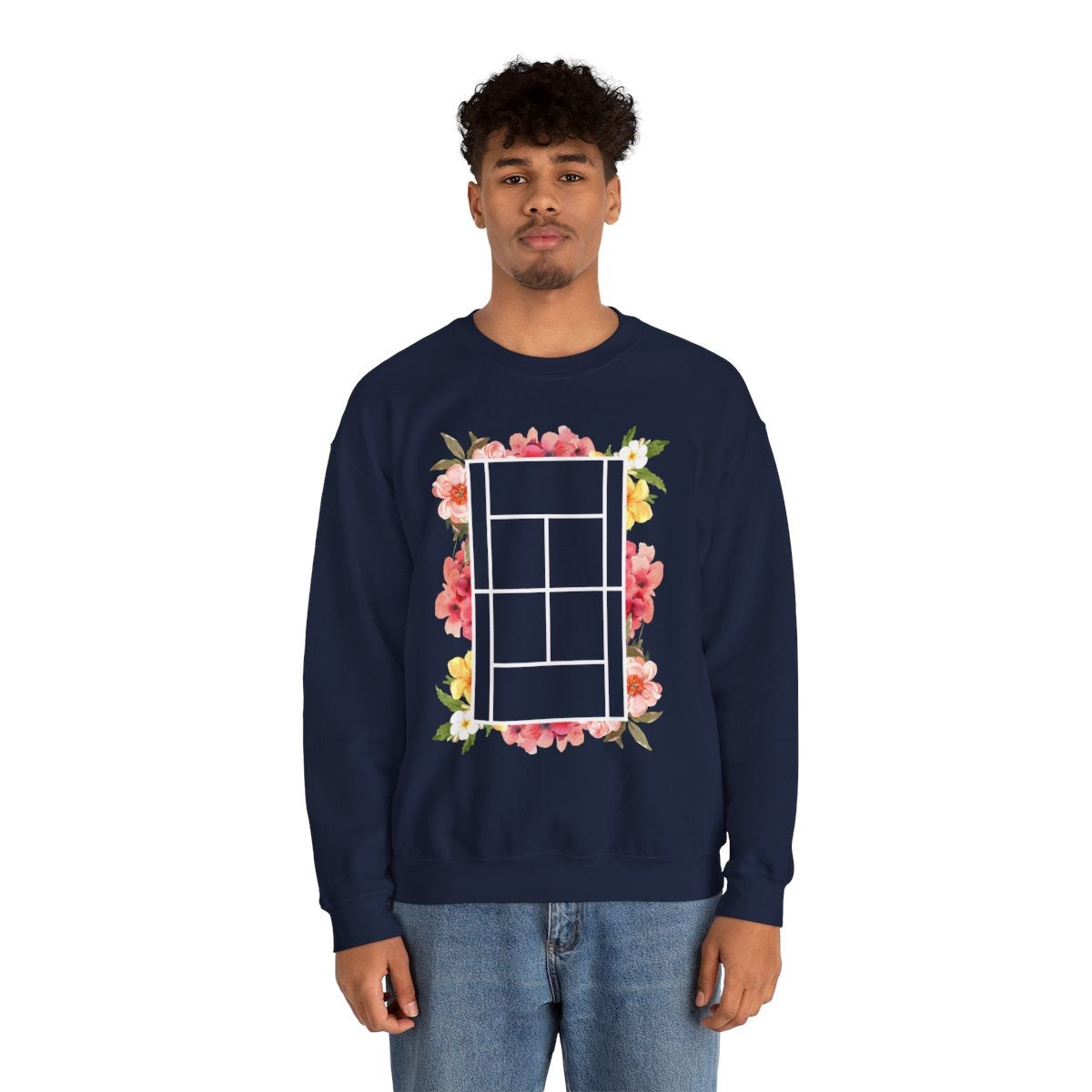 TENNIS FLORAL 1 - Tennis (Sweatshirt)