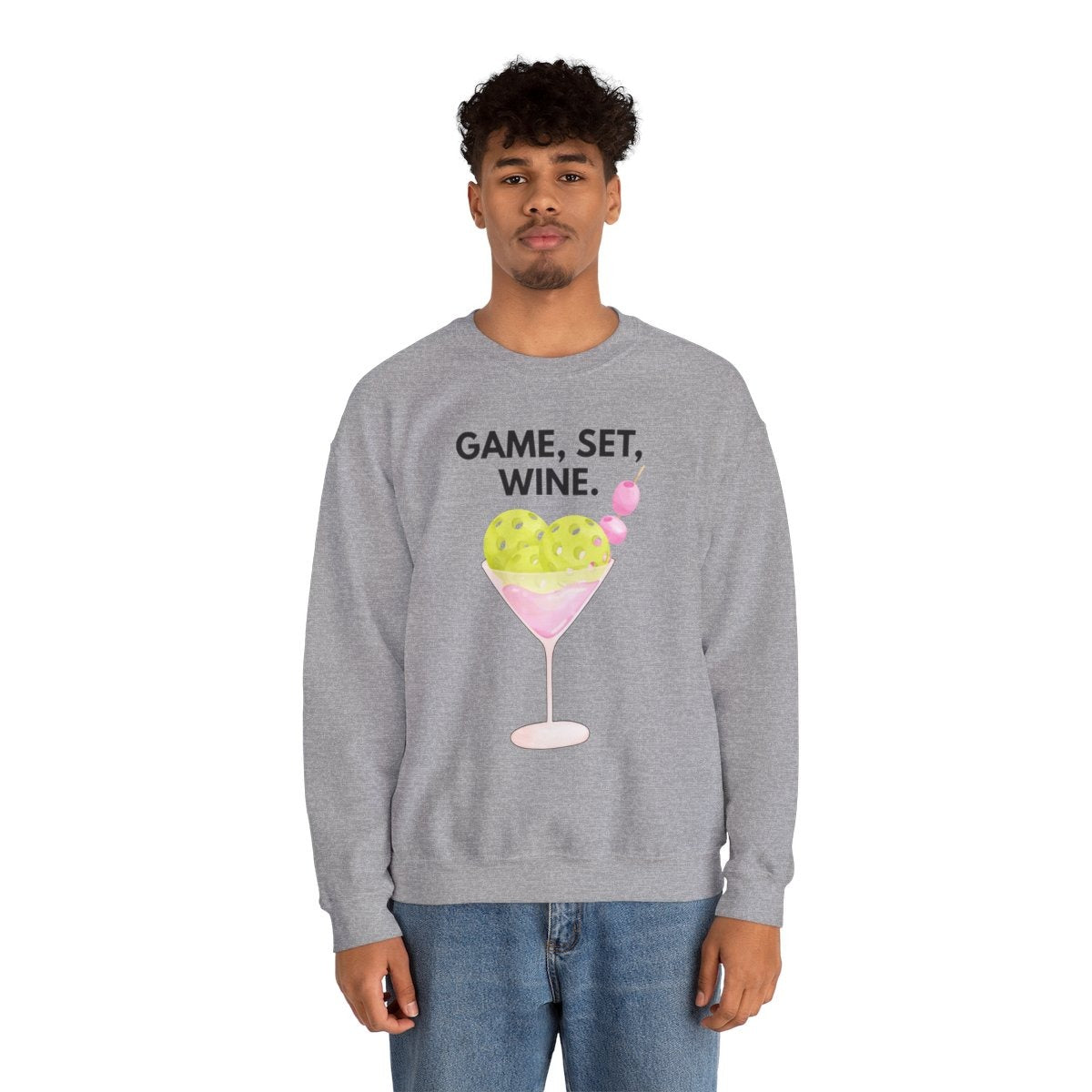 GAME SET WINE - Pickleball (Sweatshirt)
