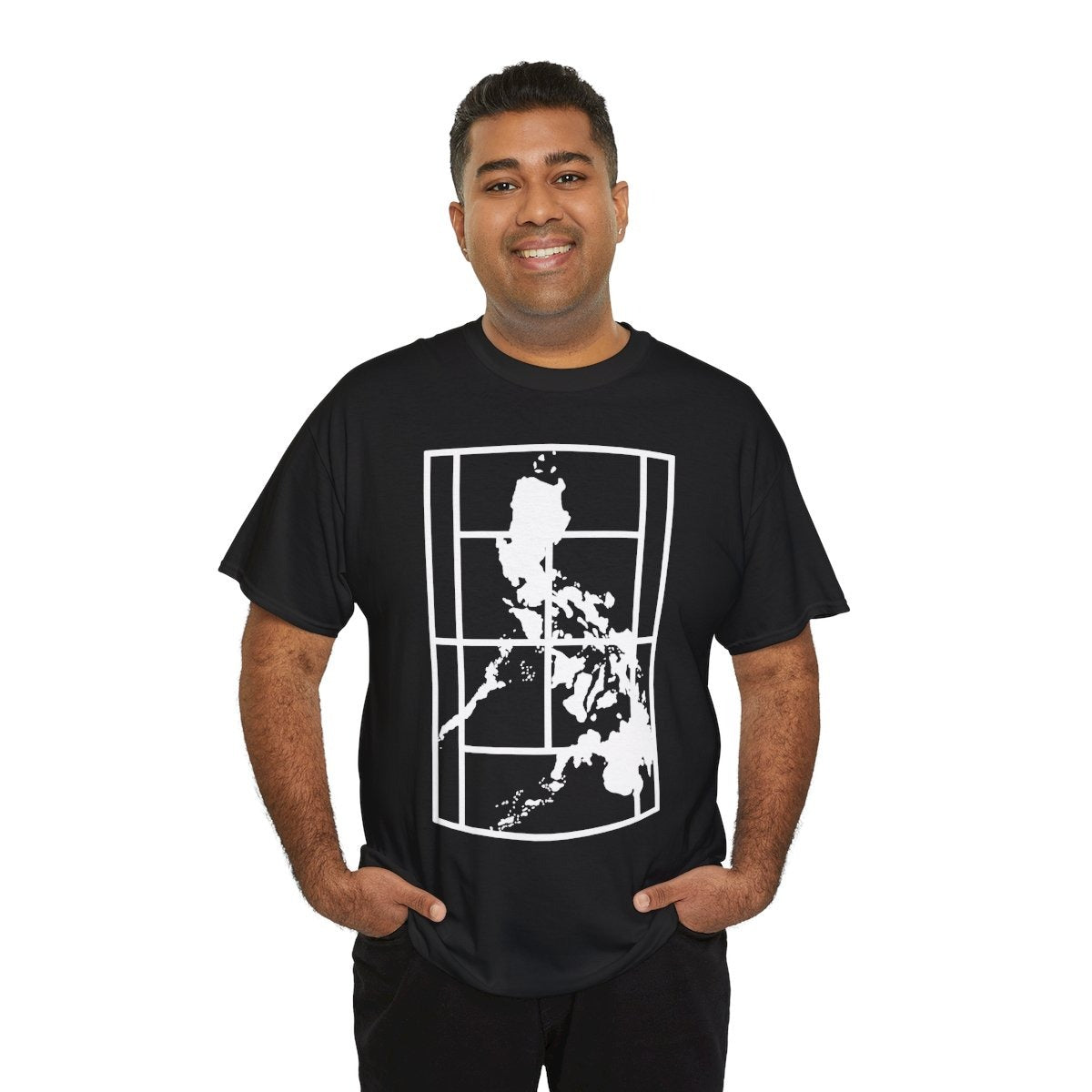 PHILIPPINE MAP - Tennis (Basic Tee)