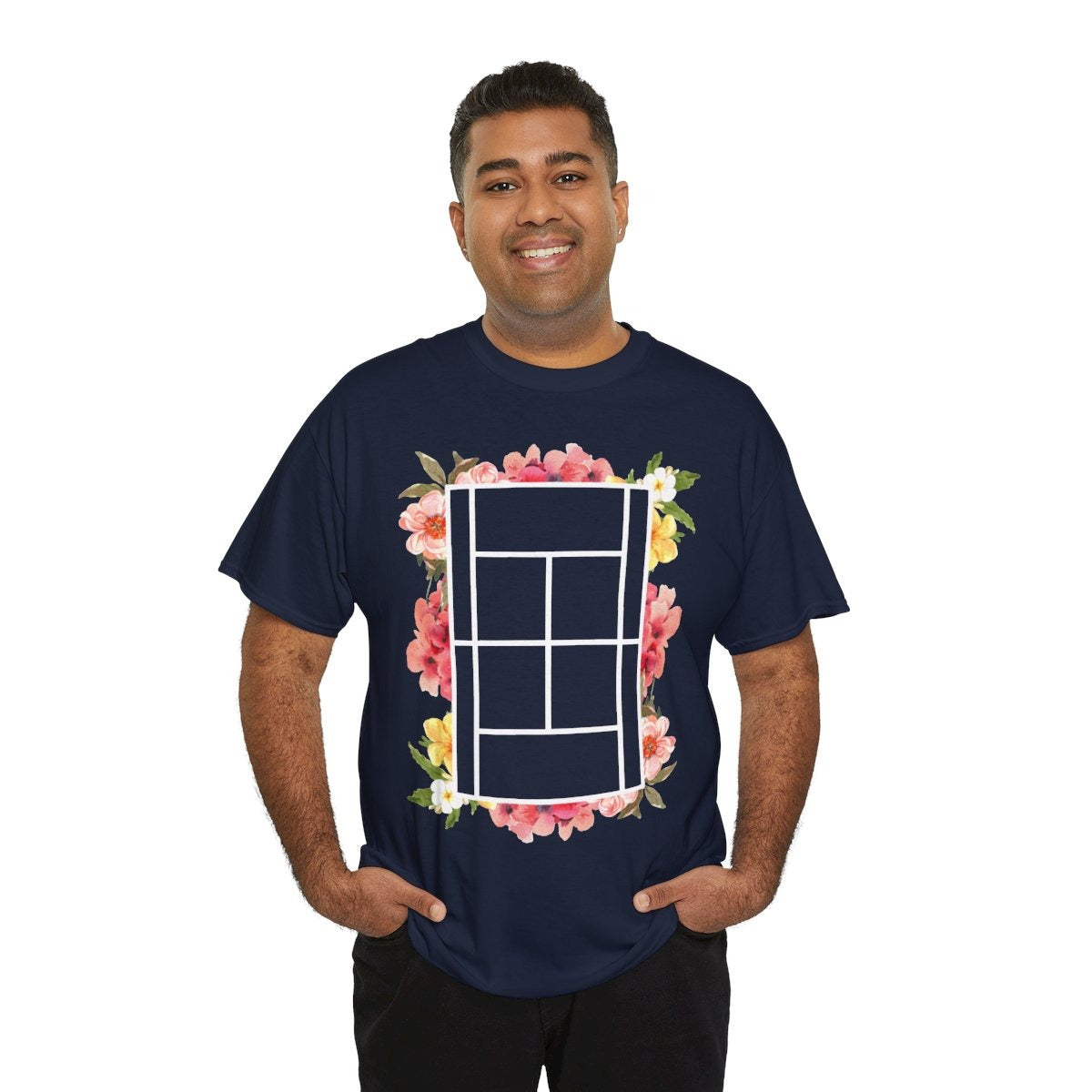 TENNIS FLORAL 1 - Tennis (Basic Tee)