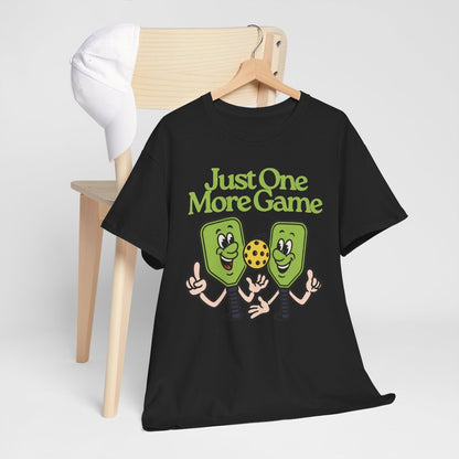 JUST ONE MORE GAME - Pickleball (Basic Tee)