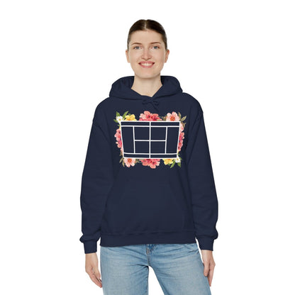 TENNIS FLORAL 1 - Tennis (Hoodie)