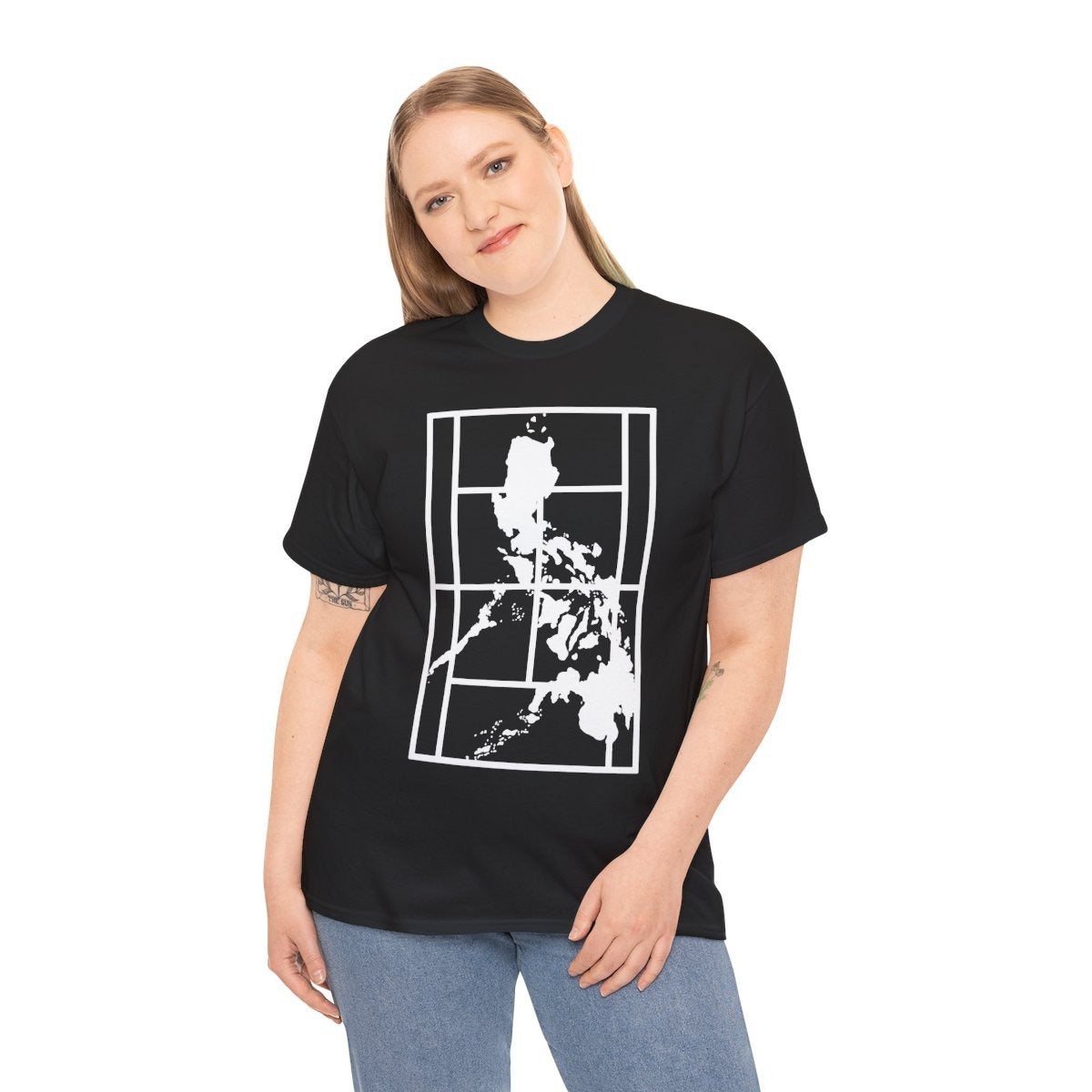 PHILIPPINE MAP - Tennis (Basic Tee)