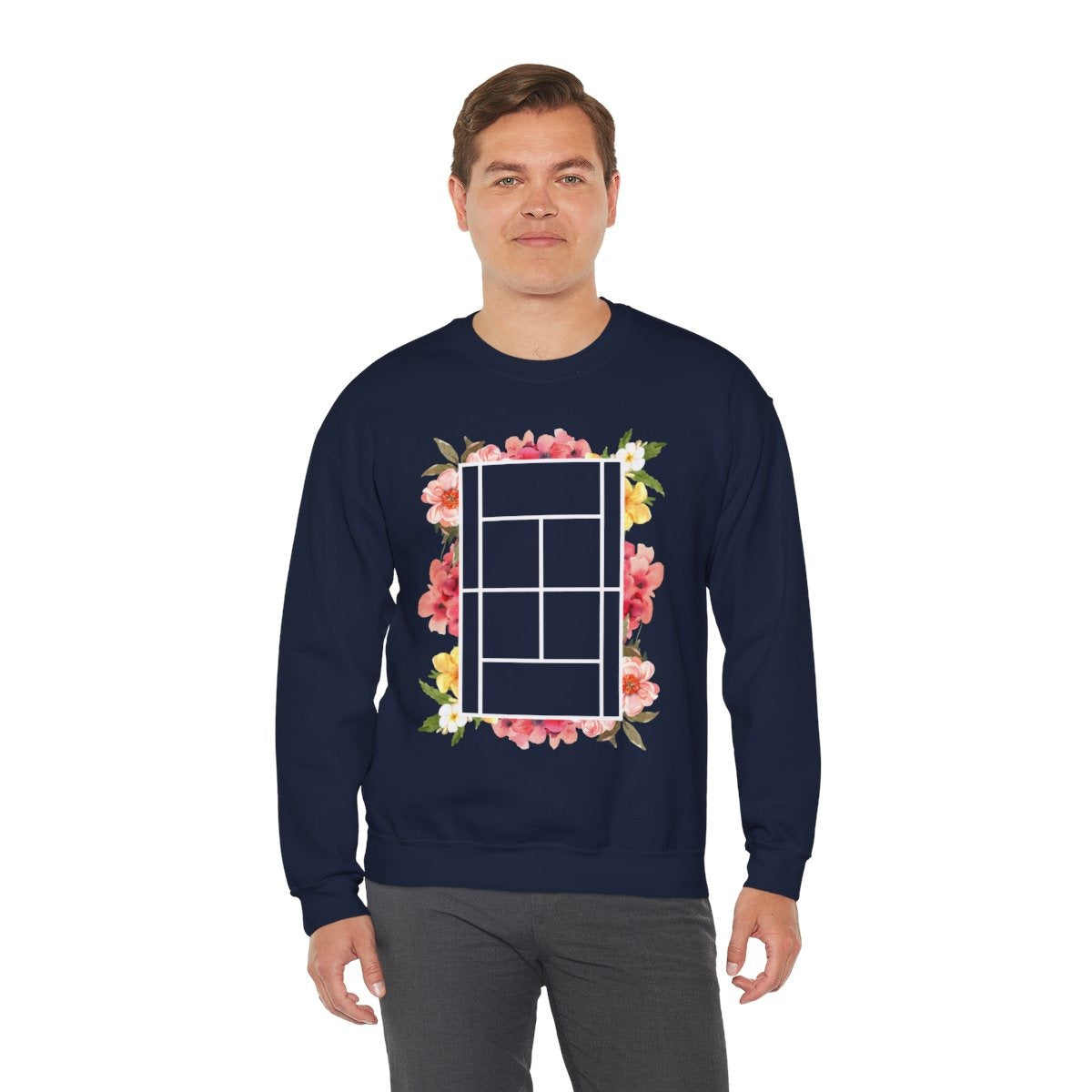TENNIS FLORAL 1 - Tennis (Sweatshirt)
