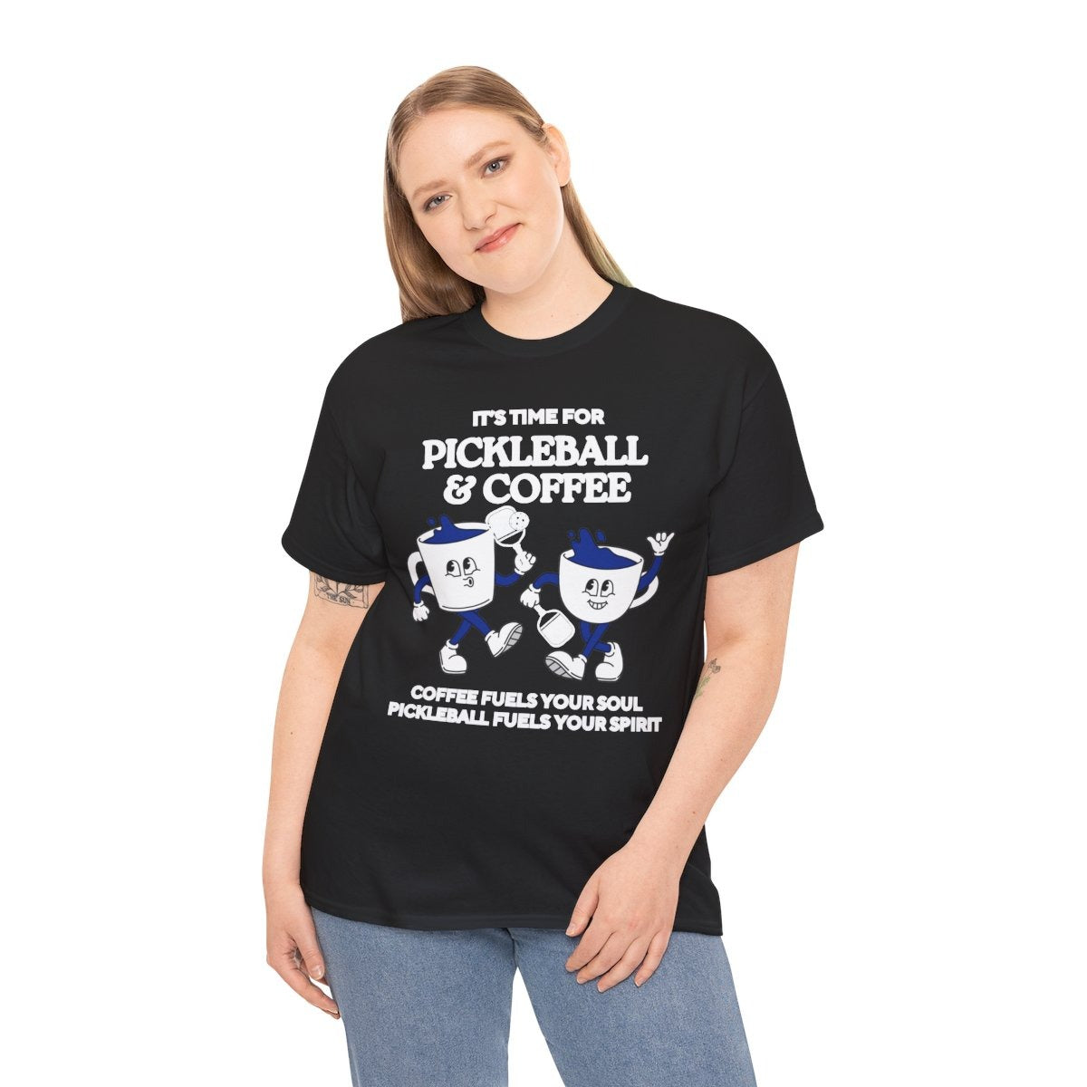COFFEE & PICKLEBALL 3 - Pickleball (Basic Tee)