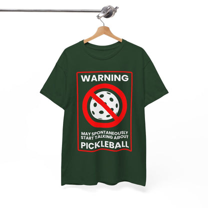 WARNING PICKLEBALL - Pickleball (Basic Tee)