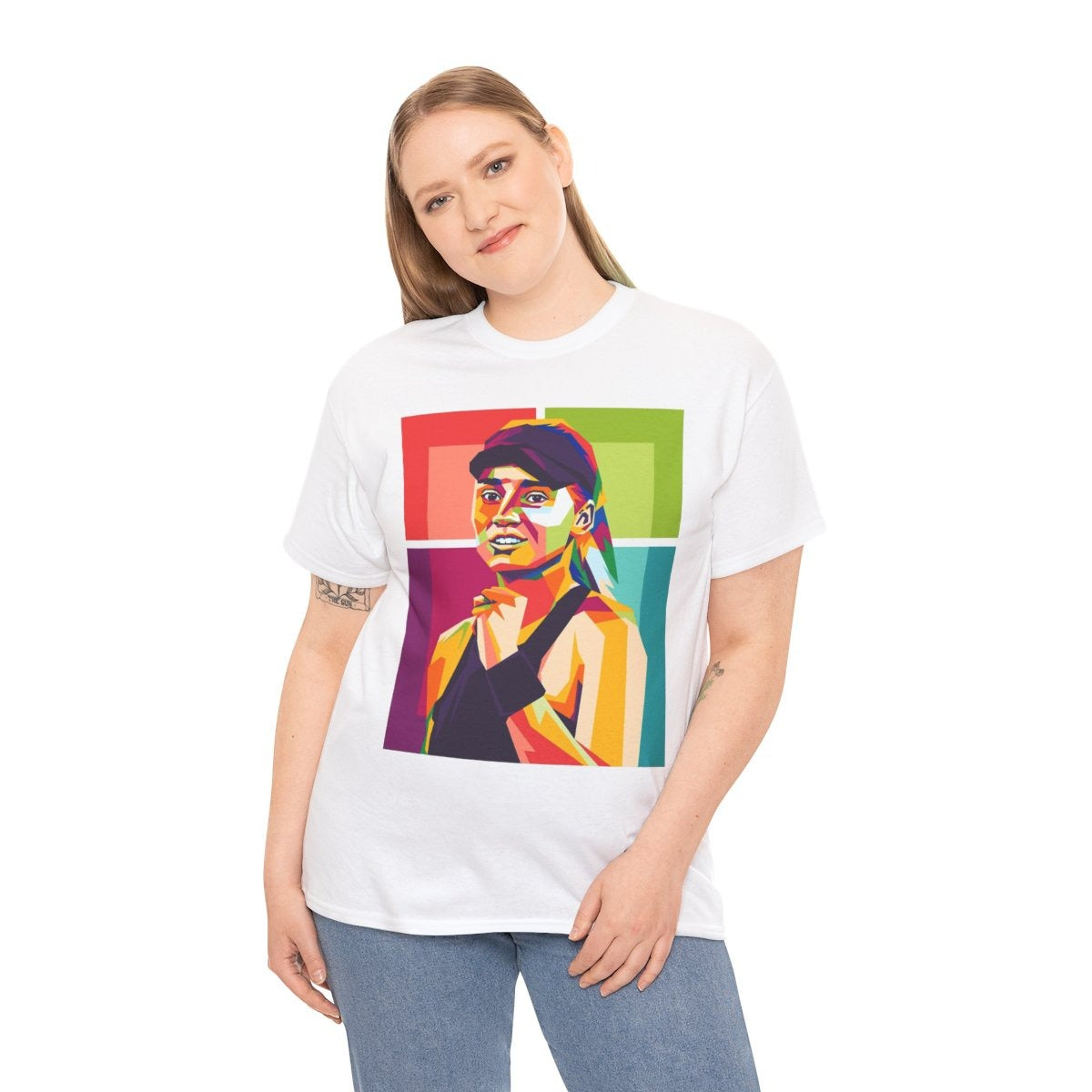 ELENA RYBAKINA 1 - Tennis (Basic Tee)