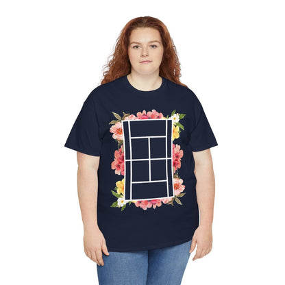 TENNIS FLORAL 1 - Tennis (Basic Tee)
