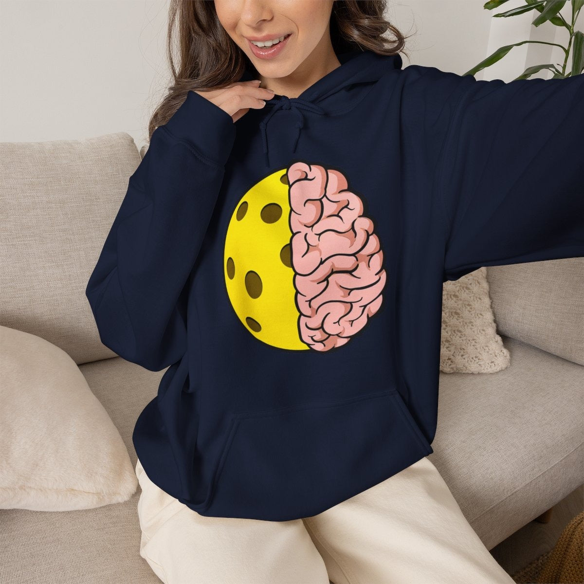PICKLEBALL BRAIN- Pickleball (Hoodie)
