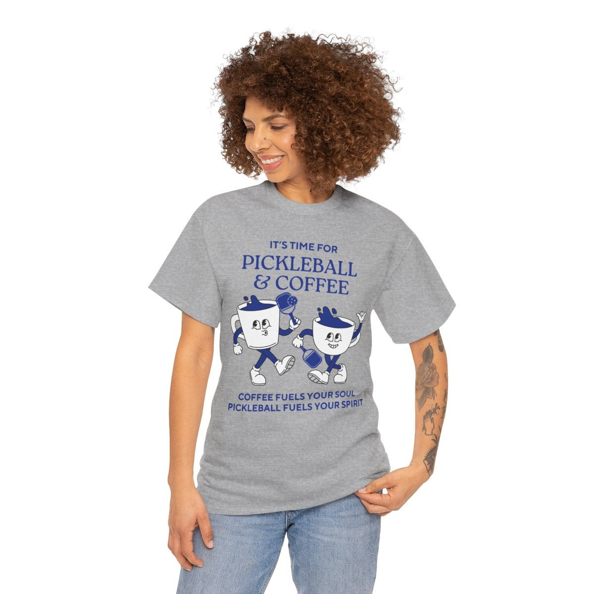 COFFEE & PICKLEBALL 3 - Pickleball (Basic Tee)