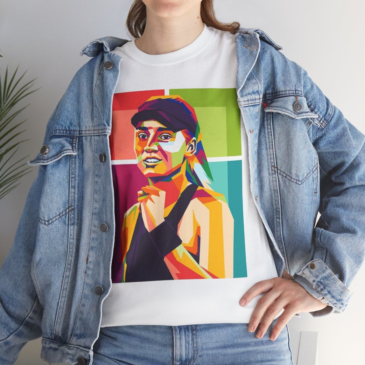 ELENA RYBAKINA 1 - Tennis (Basic Tee)