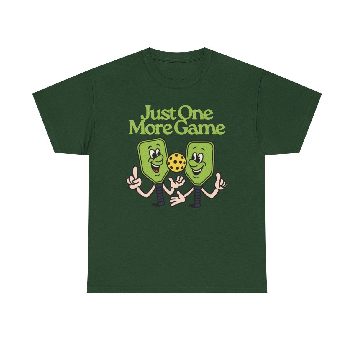 JUST ONE MORE GAME - Pickleball (Basic Tee)