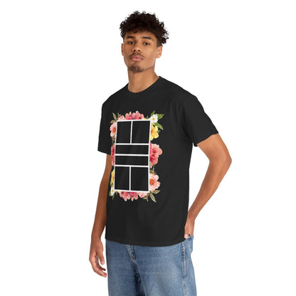 PICKLEBALL FLORAL - Pickleball (Basic Tee)