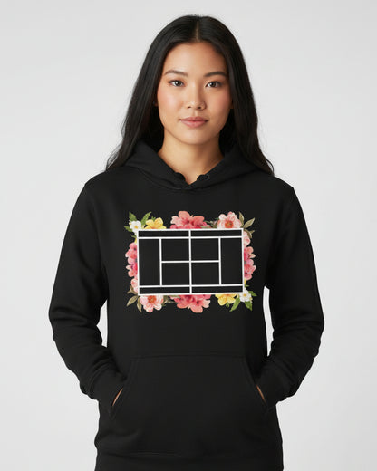 TENNIS FLORAL 1 - Tennis (Hoodie)