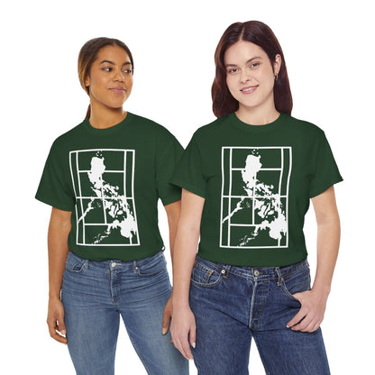 PHILIPPINE MAP - Tennis (Basic Tee)