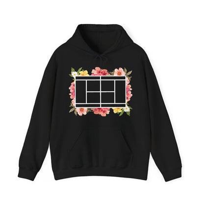 TENNIS FLORAL 1 - Tennis (Hoodie)
