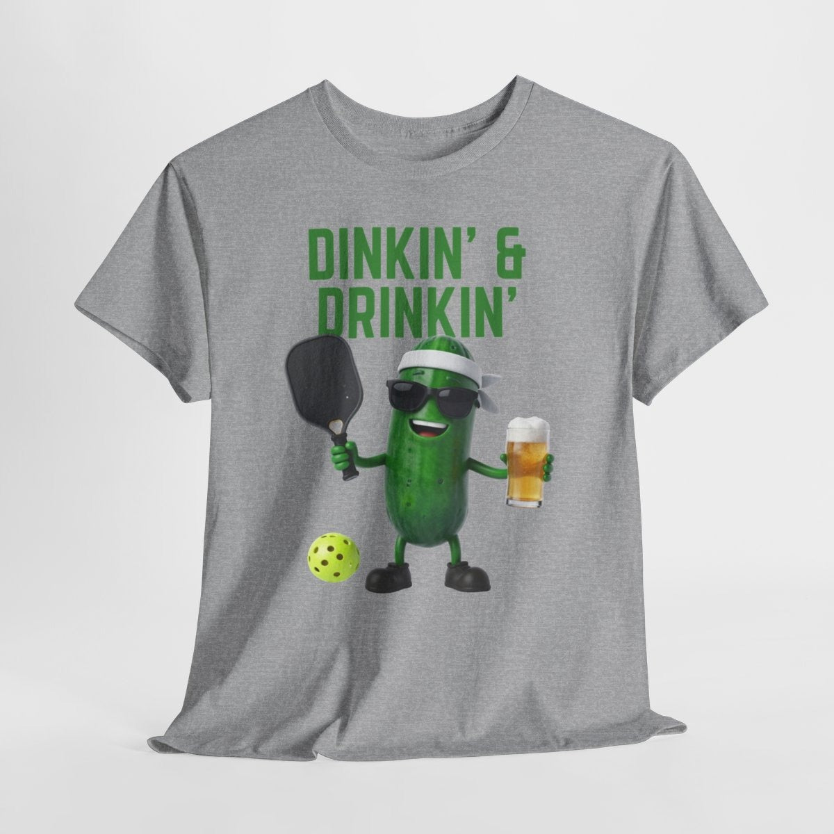 DINKIN' & DRINKIN'- Pickleball (Basic Tee)